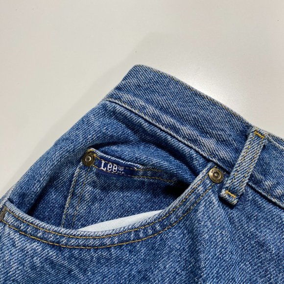 Vintage 80s Union Made Lee Riders 22 Relaxed fit jeans womens size 31x27 - Picture 3 of 10